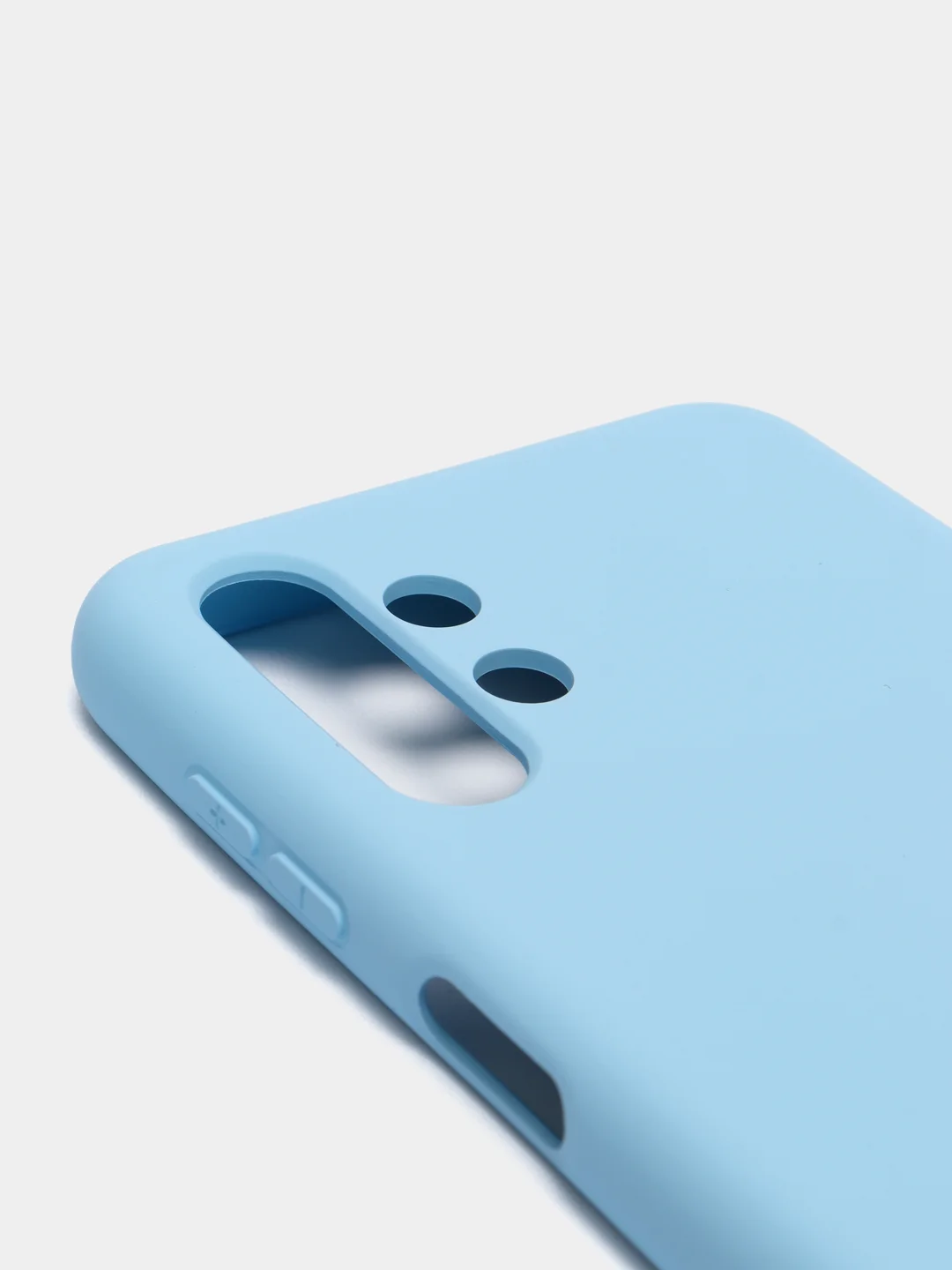 Небесно-голубой чехол Silicone Cover для Samsung Galaxy A13, Самсунг Галакси А13 4G, силиконовый