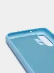 Небесно-голубой чехол Silicone Cover для Samsung Galaxy A13, Самсунг Галакси А13 4G, силиконовый