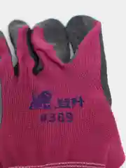 Красный перчатки рабочие/утепленные с вспененным латексным покрытием