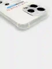 Силиконовый чехол iPhone 13 PRO усиленные углы, защита вокруг камер, прозрачный