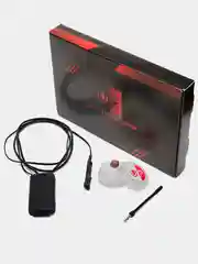Микронаушник Bluetooth магнитный усиленный на аккумуляторе с кнопкой-пищалкой