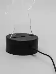 Сиреневый светильник ночник 3D "Genshin Impact", светодиодная настольная лампа с USB