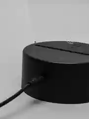 Фиолетовый светильник ночник 3D "Genshin Impact", светодиодная настольная лампа с USB