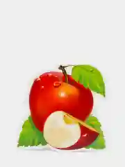 Красный декоративные украшения на скотче, 2 штуки