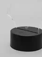 Аметистовый светильник ночник 3D "Genshin Impact", светодиодная настольная лампа с USB