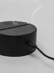 Аметистовый светильник ночник 3D "Genshin Impact", светодиодная настольная лампа с USB