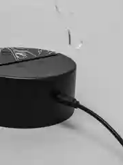 Оранжевый светильник ночник 3D "Genshin Impact", светодиодная настольная лампа с USB