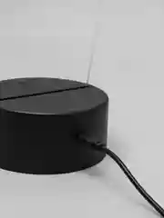 Зеленый светильник ночник 3D "Genshin Impact", светодиодная настольная лампа с USB