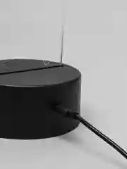 Синий светильник ночник 3D "Genshin Impact", светодиодная настольная лампа с USB