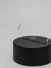 Пурпурный светильник ночник 3D "Genshin Impact", светодиодная настольная лампа с USB