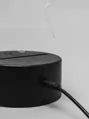 Пурпурный светильник ночник 3D "Genshin Impact", светодиодная настольная лампа с USB