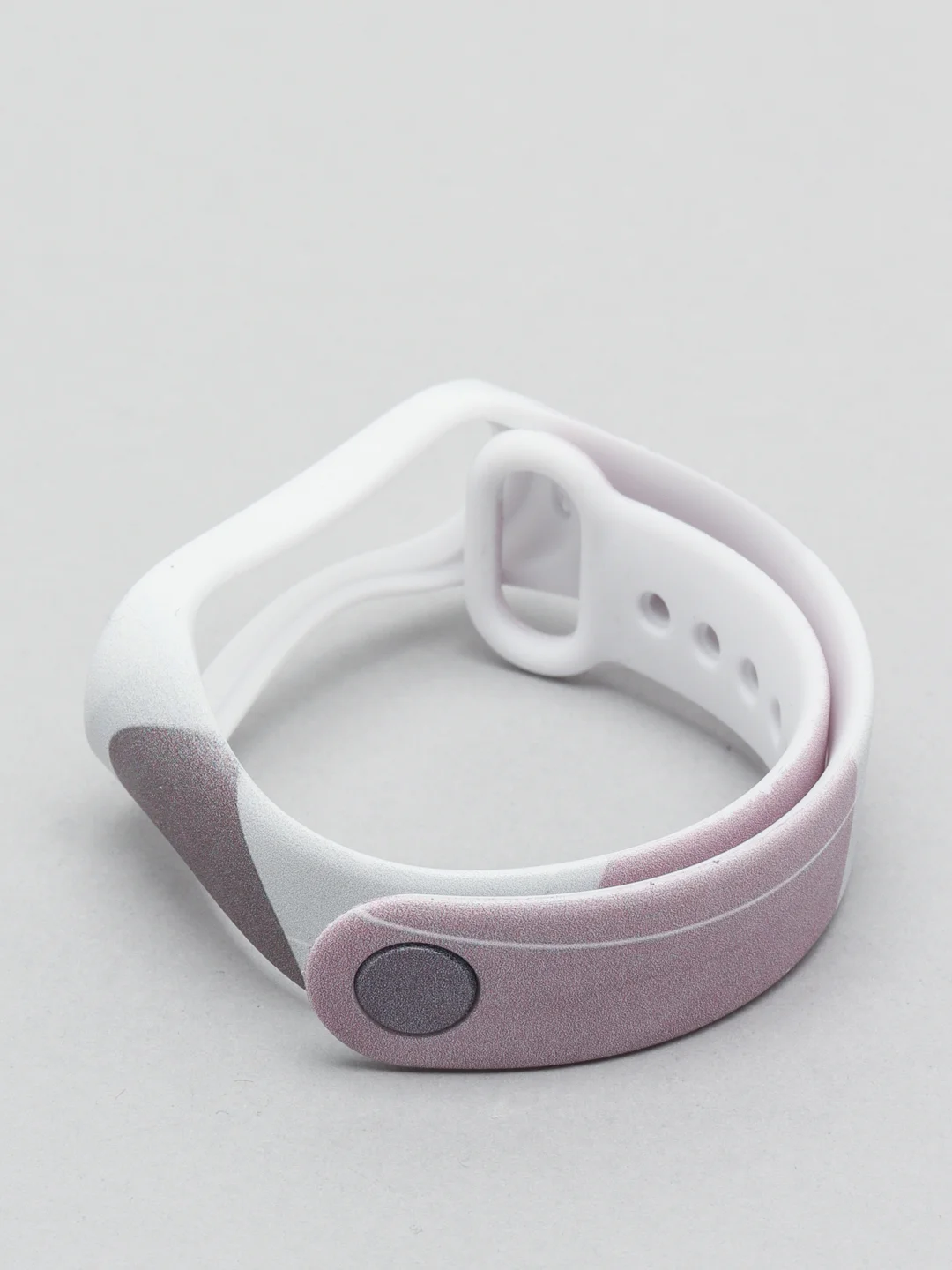 Сиреневый ремешок с рисунком для Xiaomi Mi Band