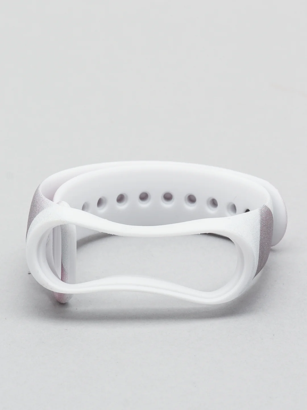 Сиреневый ремешок с рисунком для Xiaomi Mi Band