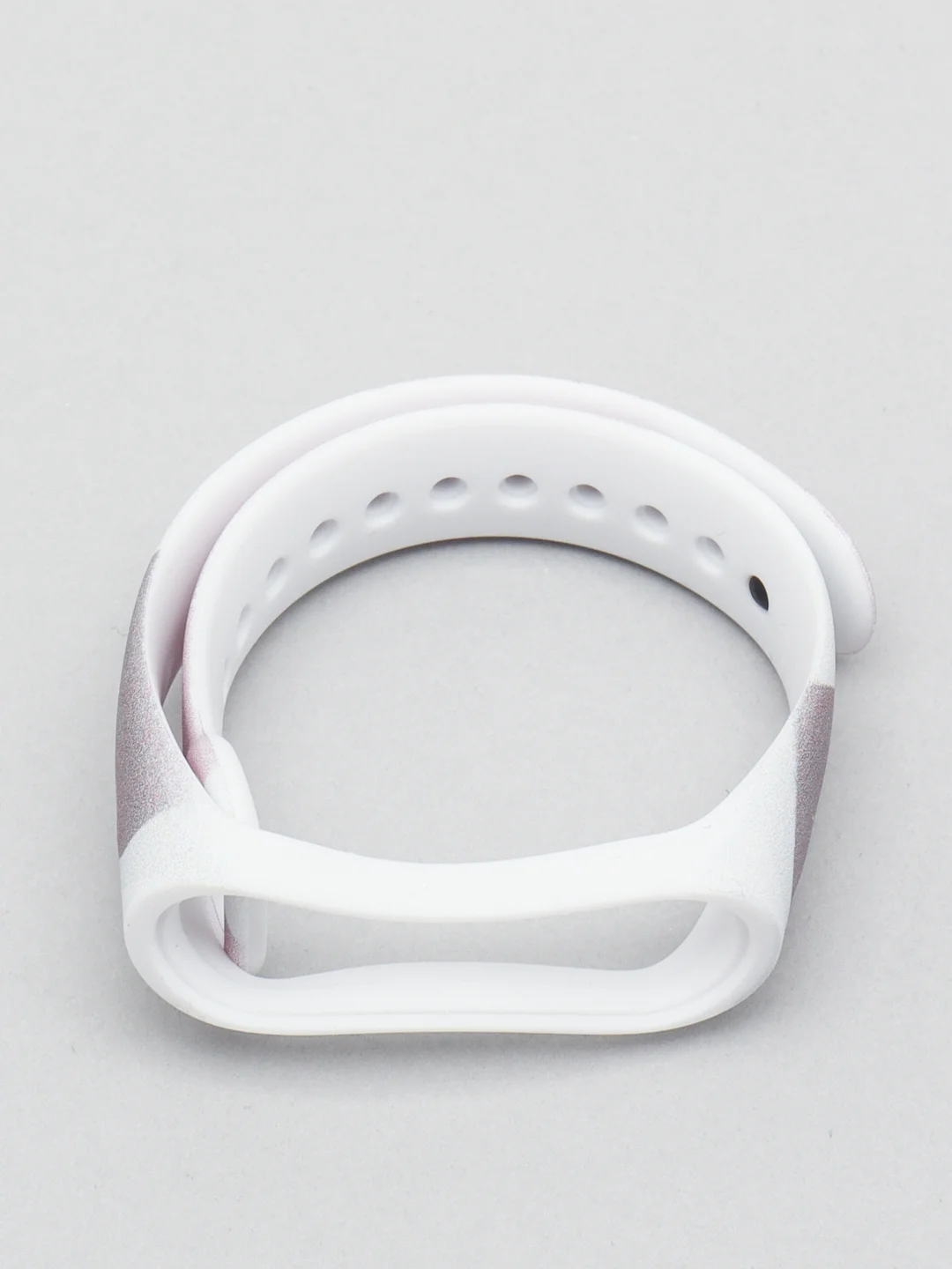 Сиреневый ремешок с рисунком для Xiaomi Mi Band