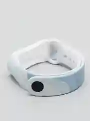 Небесно-голубой ремешок с рисунком для Xiaomi Mi Band