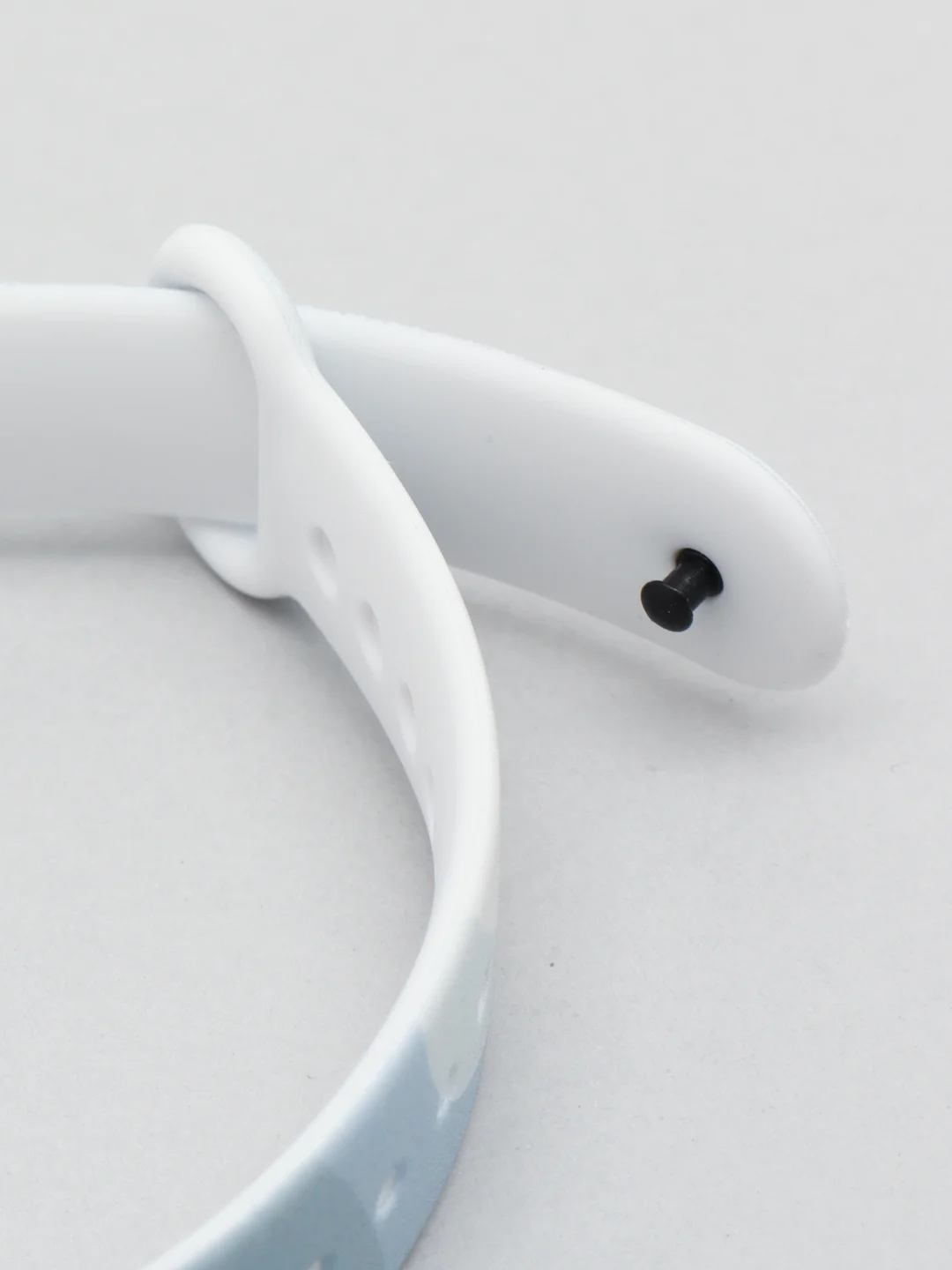 Небесно-голубой ремешок с рисунком для Xiaomi Mi Band