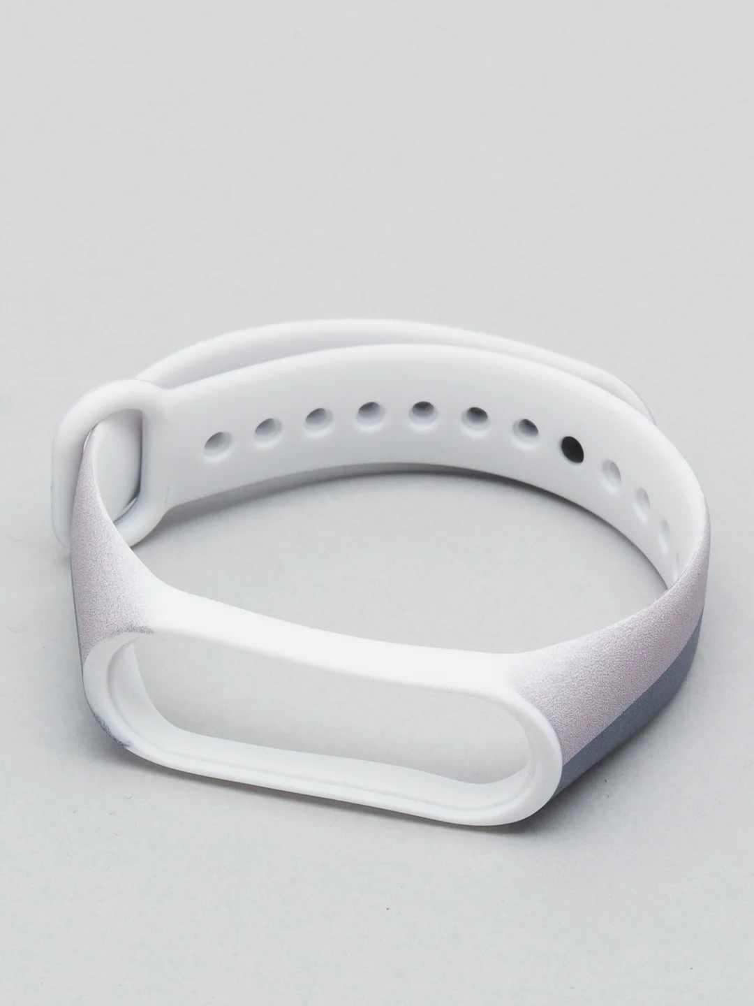 Синий меланж ремешок с рисунком для Xiaomi Mi Band