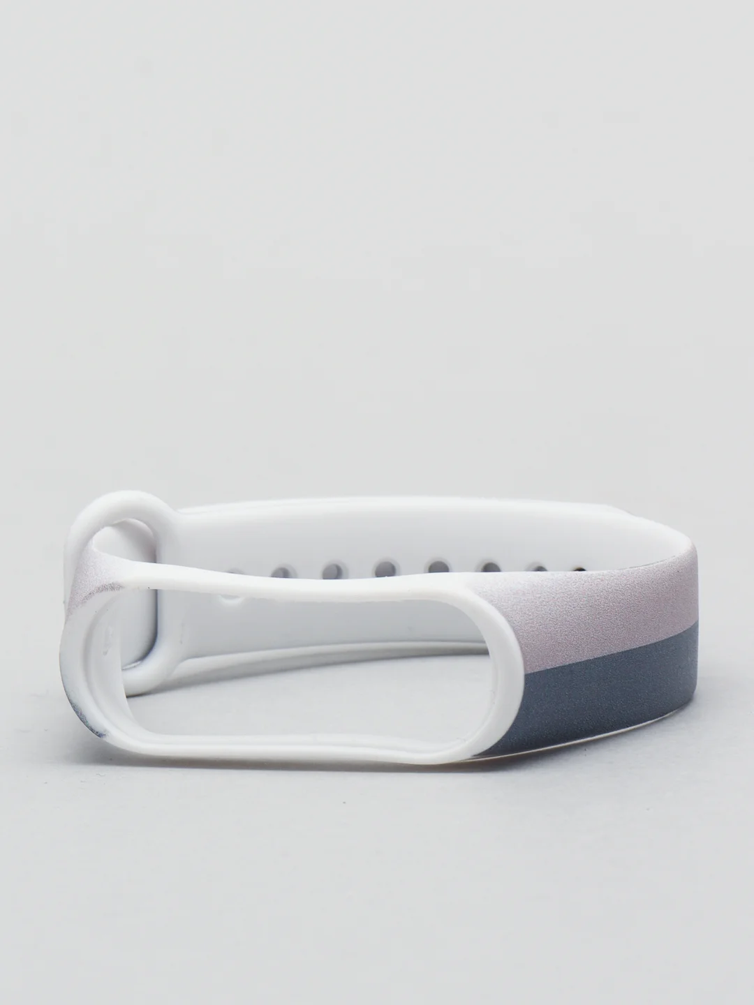 Синий меланж ремешок с рисунком для Xiaomi Mi Band