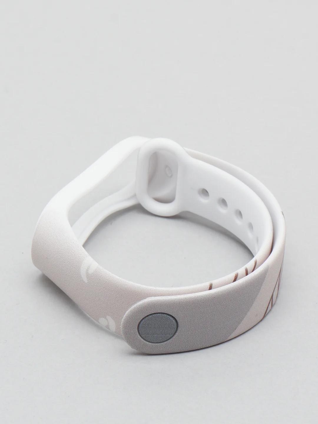Бежевый меланж ремешок с рисунком для Xiaomi Mi Band
