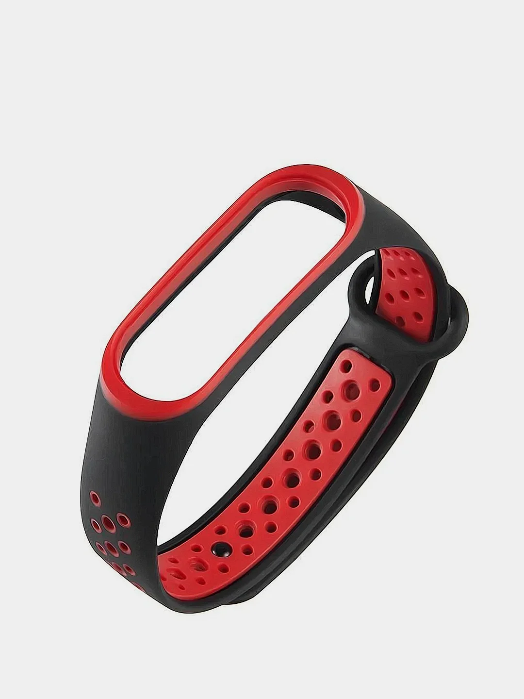 Красный силиконовый ремешок для Mi Band 5