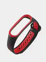 Красный силиконовый ремешок для Mi Band 5