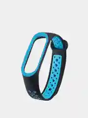 Голубой силиконовый ремешок для Mi Band 5