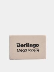 Ластик Berlingo Mega Top, прямоугольный, натуральный каучук, 32*18*8 мм