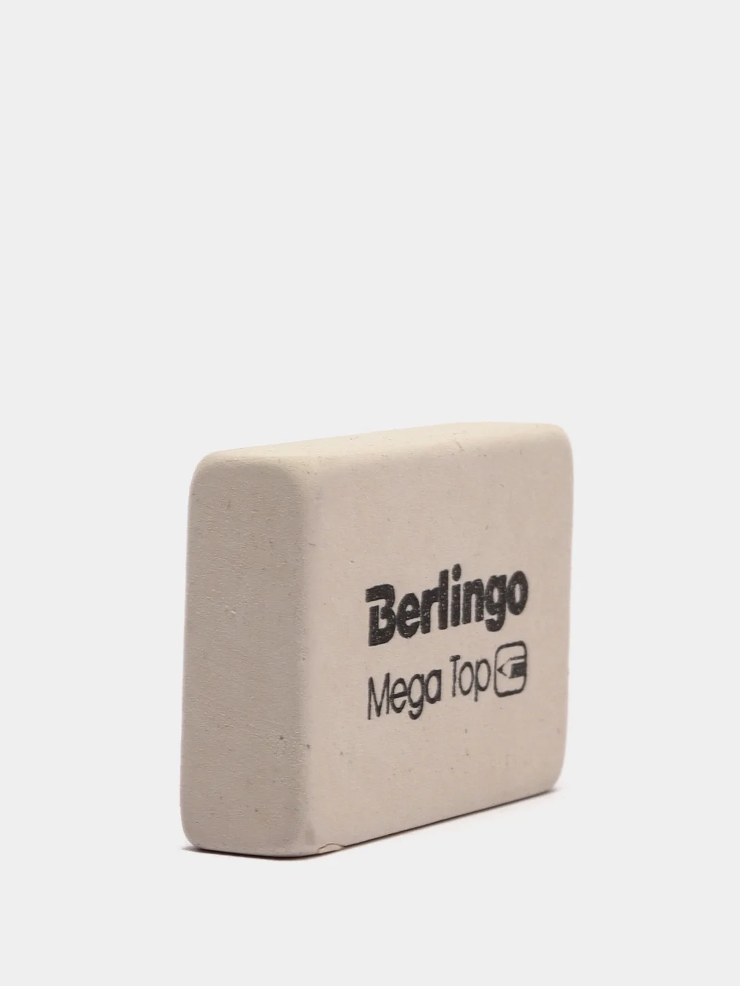 Ластик Berlingo Mega Top, прямоугольный, натуральный каучук, 32*18*8 мм