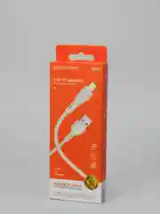 Белый кабель для зарядки USB - Type-C /  USB - Lightning(Apple Iphone)/ Micro, Borofone BX51