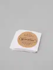 Серый наклейки "handmade"