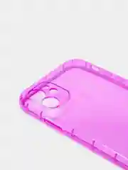 Фиолетовый чехол для iPhone 11, XR, 12, 13, 14, Pro, Max, Plus, 7, 8, SE 2020, неон, с защитой камеры