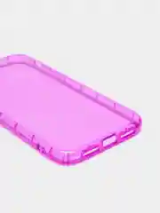 Фиолетовый чехол для iPhone 11, XR, 12, 13, 14, Pro, Max, Plus, 7, 8, SE 2020, неон, с защитой камеры