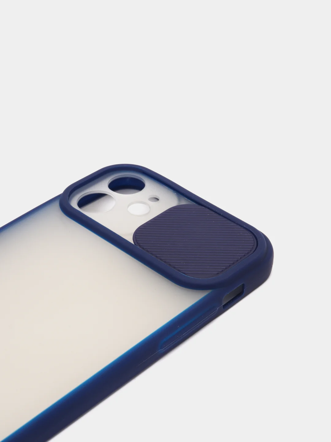 Темно-синий чехол для Айфон iPhone 11 Pro, Max 12, 13 mini, 14 Plus, 15 с защитой для камеры