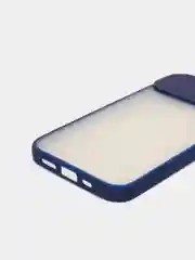 Темно-синий чехол для Айфон iPhone 11 Pro, Max 12, 13 mini, 14 Plus, 15 с защитой для камеры