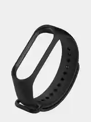 Черный ремешок для Xiaomi Mi Band 4 / Сяоми Ми Бэнд 3