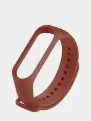Коричневый ремешок для Xiaomi Mi Band 4 / Сяоми Ми Бэнд 3