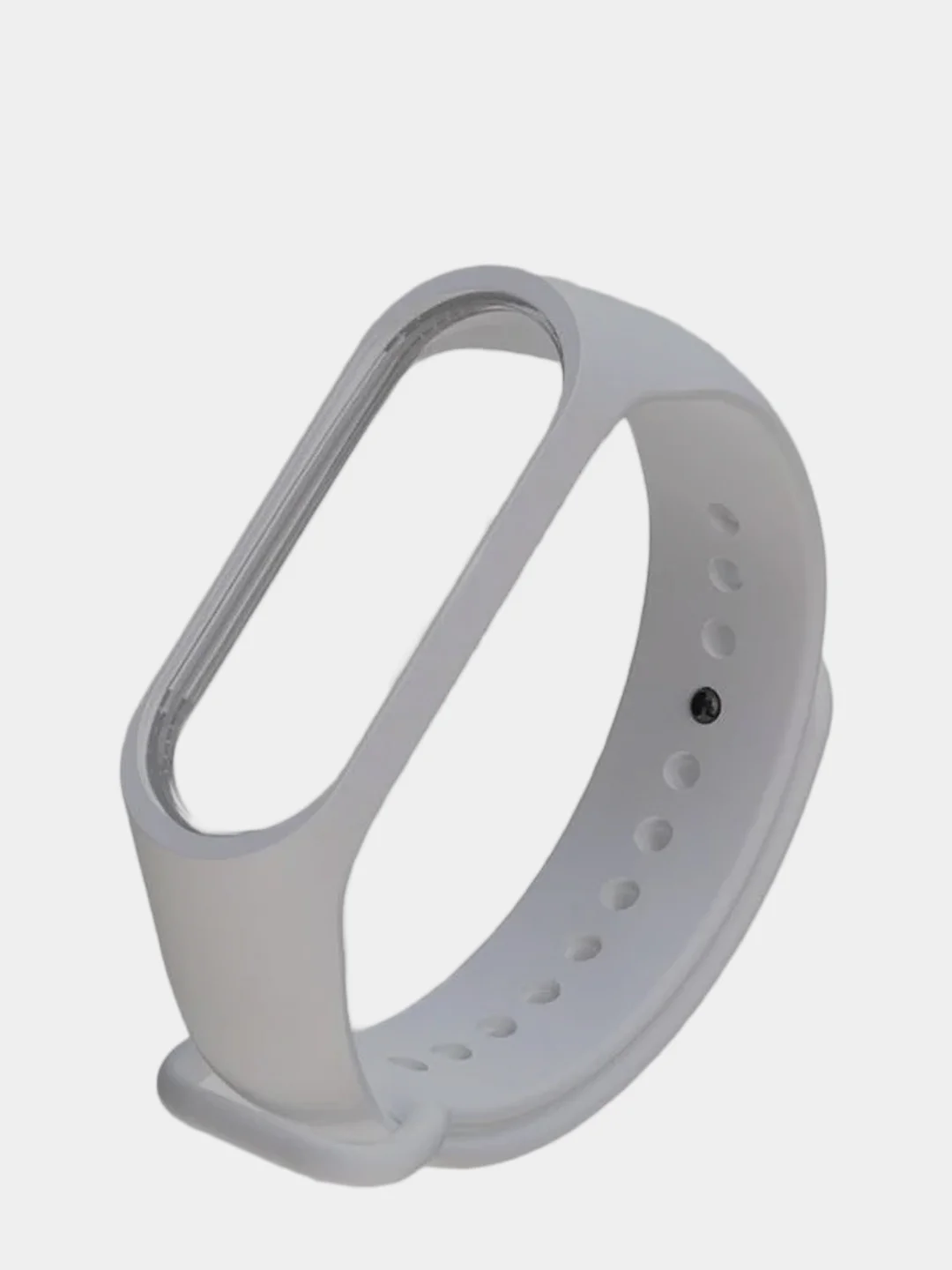 Серый ремешок для Xiaomi Mi Band 4 / Сяоми Ми Бэнд 3