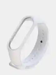 Белый ремешок для Xiaomi Mi Band 4 / Сяоми Ми Бэнд 3