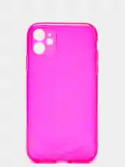 Розовый силиконовый чехол для iPhone 11, iPhone 12
