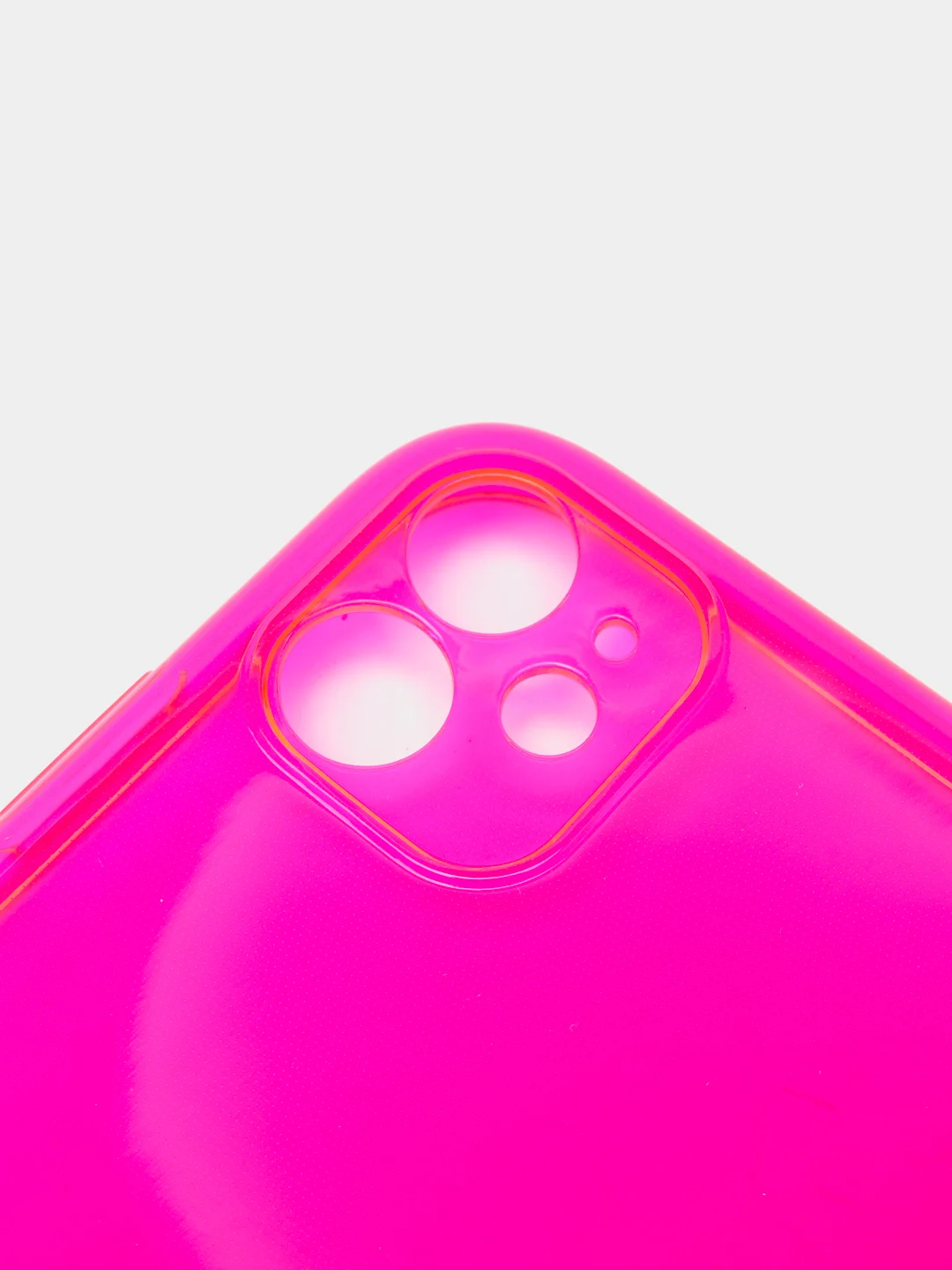 Розовый силиконовый чехол для iPhone 11, iPhone 12
