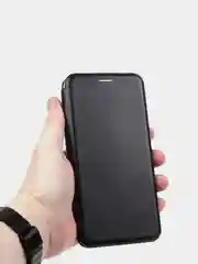 Черный чехол книжка на Samsung Galaxy A51, Самсунг Галакси А51