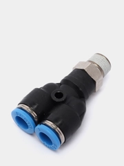 Штуцер-цанга Y-образный FESTO резьба 1/8 - 6 мм артикул: QSY-1/8-6 №: 153139