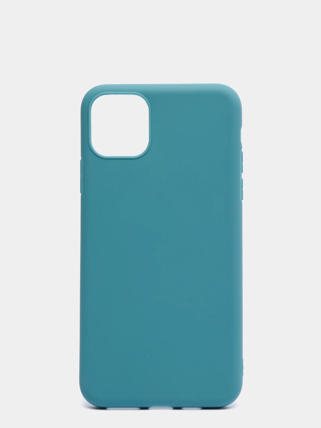 Синий чехол для Apple iPhone 11 Pro Max силиконовый, матовый, однотонный
