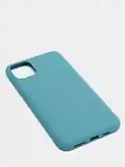 Синий чехол для Apple iPhone 11 Pro Max силиконовый, матовый, однотонный