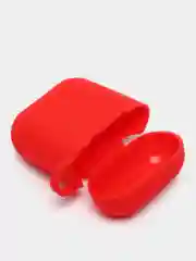 Красный силиконовый чехол для AirPods 1 и AirPods 2