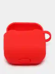 Красный силиконовый чехол для AirPods 1 и AirPods 2