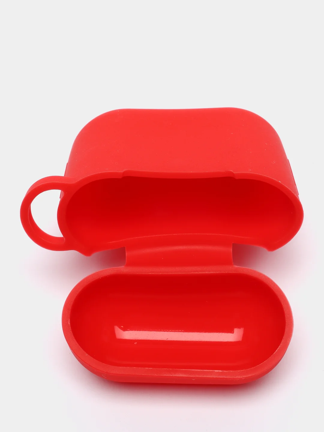 Красный силиконовый чехол для AirPods 1 и AirPods 2