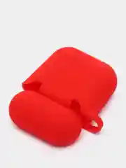 Красный силиконовый чехол для AirPods 1 и AirPods 2