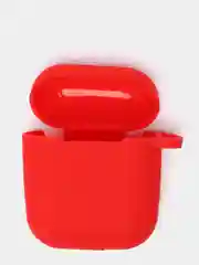 Красный силиконовый чехол для AirPods 1 и AirPods 2