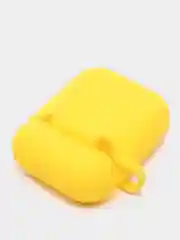 Желтый силиконовый чехол для AirPods 1 и AirPods 2